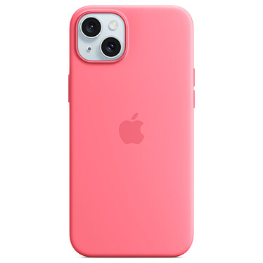 Custodia Apple in silicone con MagSafe rosa per Apple iPhone 15 Plus