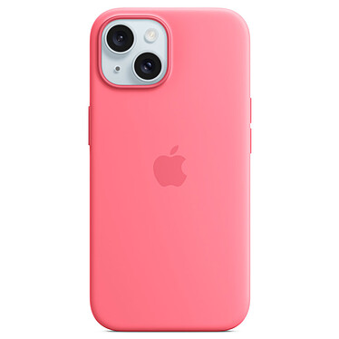 Custodia Apple in silicone con MagSafe rosa per Apple iPhone 15