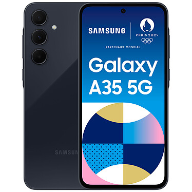 Samsung Galaxy A35 5G Bleu Nuit (6 Go / 128 Go) · Reconditionné