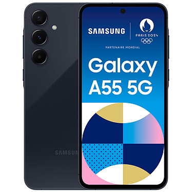 Samsung Galaxy A55 5G Bleu Nuit (8 Go / 128 Go) · Reconditionné
