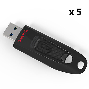 Llave SanDisk Ultra USB 3.0 32 GB (x 5)