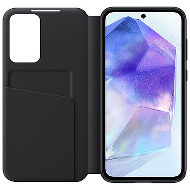 Avis Samsung Smart View Wallet Case Noir Galaxy A55 5G