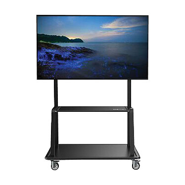 Review Eaton Tripp Lite Heavy-Duty Rolling Cart with lockable castors and adjustable height for TVs from 60" to 105