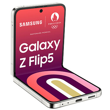 Samsung Galaxy Z Flip 5 Crème (8 Go / 256 Go)