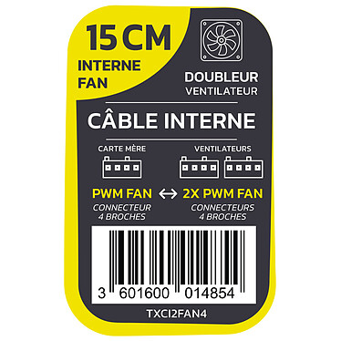 Avis Textorm TXCI2FAN4 doubleur connecteur ventilateur PWM 4 broches