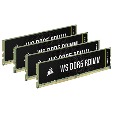 Corsair WS DDR5 RDIMM 128 Go (4 x 32 Go) 5600 MHz CL40 (CMA128GX5M4B5600Z40)