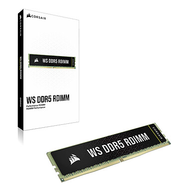 Corsair WS DDR5 RDIMM 64 Go (4 x 16 Go) 6400 MHz CL32 pas cher