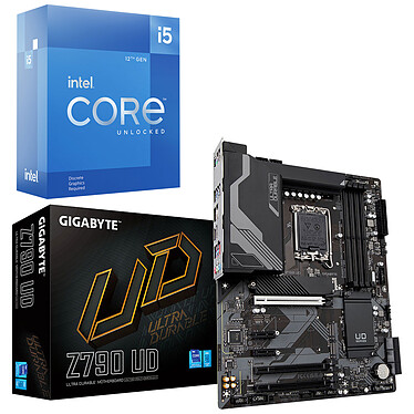 Kit Upgrade PC Intel Core i5-12600KF Gigabyte Z790 UD  pas cher
