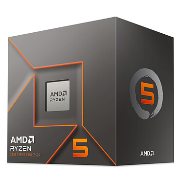 Nota AMD Ryzen 5 8400F Wraith Stealth (4,2 GHz / 4,7 GHz).