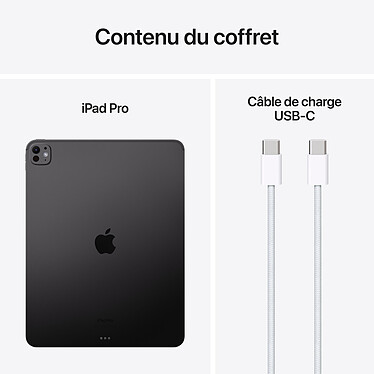 Acheter Apple iPad Pro M4 (2024) 13 pouces 1 To Wi-Fi Noir Sidéral