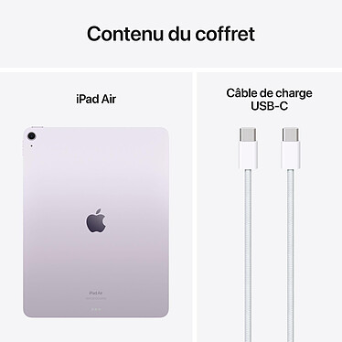 Buy Apple iPad Air M2 13in (2024) Wi-Fi 256GB Purple.