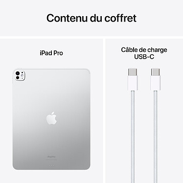 Acheter Apple iPad Pro M4 (2024) 13 pouces 2 To Wi-Fi Argent (Nano Texture)