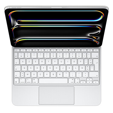 Acheter Apple Magic Keyboard iPad Pro 11" (M4) Blanc/FR (MWR03F/A)
