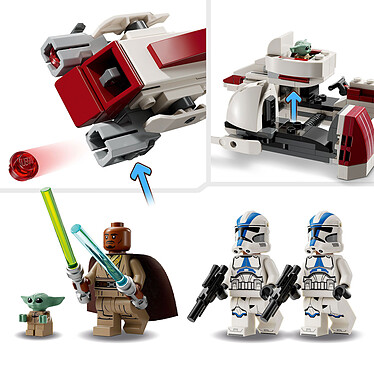 LEGO Star Wars 75378 L'évasion en Speeder BARC pas cher