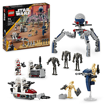 Opiniones sobre LEGO Star Wars 75372 Pack de batalla de soldados clon y droides de batalla.