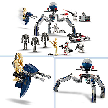 Comprar LEGO Star Wars 75372 Pack de batalla de soldados clon y droides de batalla.
