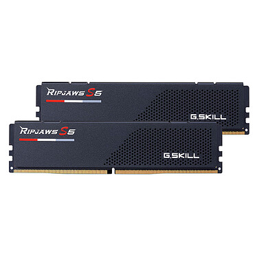 G.Skill RipJaws S5 Low Profile 64 Go (2 x 32 Go) DDR5 5600 MHz CL46 - Blanc