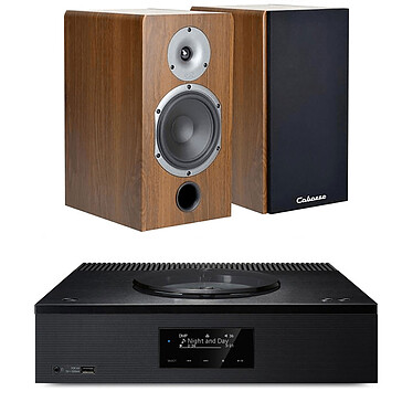 Technics SA-C600 Black + Cabasse Antigua MT32 Walnut.