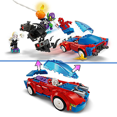 Buy LEGO Marvel 76279 Spider-Man vs. the Venomised Green Goblin Race Car.