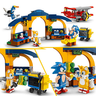 Acheter LEGO Sonic Le Hedgehog 76991 L'avion Tornado et l'atelier de Tails