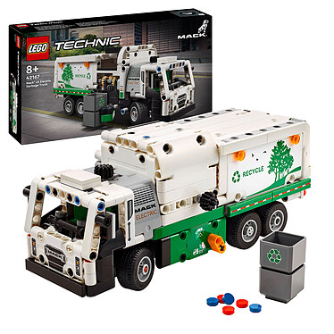 Opiniones sobre Camión de la basura eléctrico LEGO Technic 42167 Mack LR .