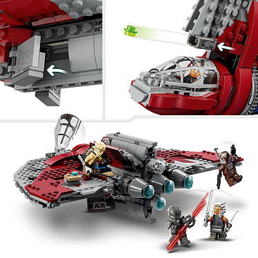 cheap LEGO Star Wars 75362 Ahsoka Tano's T-6 Shuttle.