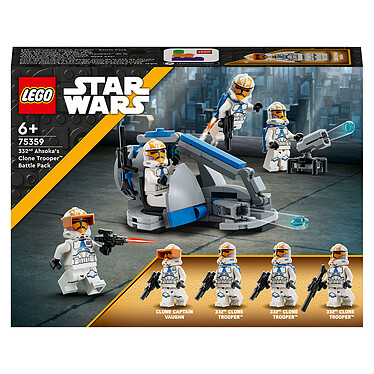 LEGO Star Wars 75359 Pack de Batalla de los Soldados Clon de la 332ª Compañía de Ahsoka .