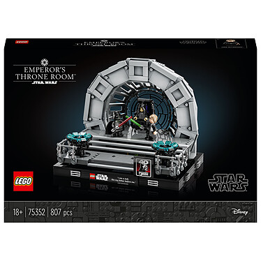 LEGO Star Wars 75352 Diorama de la salle du trône de l'Empereur