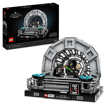 Nota LEGO Star Wars 75352 Diorama della Sala del Trono dell'Imperatore .