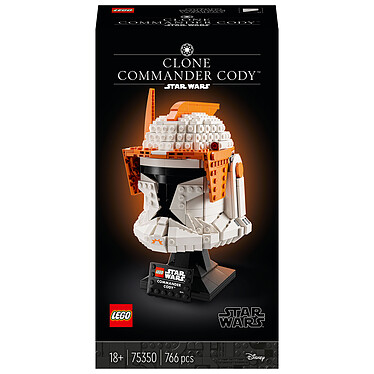 Casco del Comandante Clon Cody LEGO Star Wars 75350.