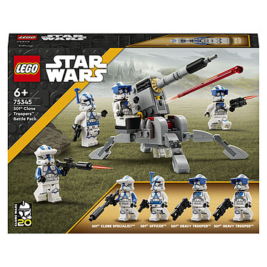 LEGO Star Wars 75345 Pack de Batalla de los Soldados Clon de la Legión 501 .