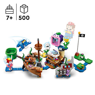 Acheter LEGO Super Mario 71432 Ensemble d'extension Aventure dans l'épave engloutie avec Dorrie