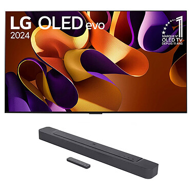 LG OLED65G4 + Barra JBL 300.