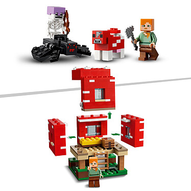 LEGO Minecraft 21179 La maison champignon pas cher