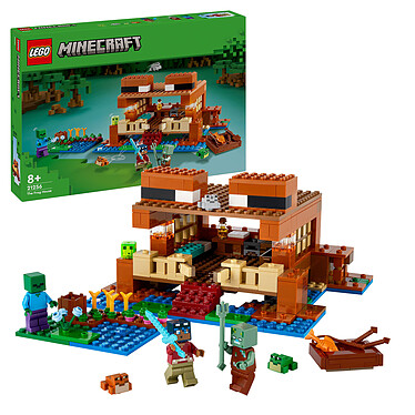 Review LEGO Minecraft 21256 Frog House.