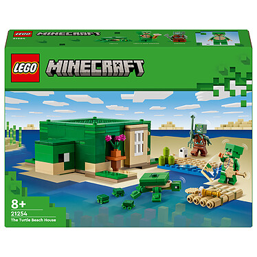 LEGO Minecraft 21254 La casa de la playa de la tortuga .