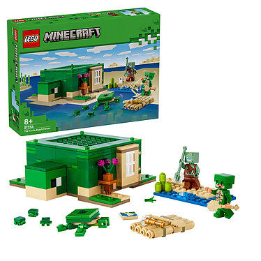 Opiniones sobre LEGO Minecraft 21254 La casa de la playa de la tortuga .