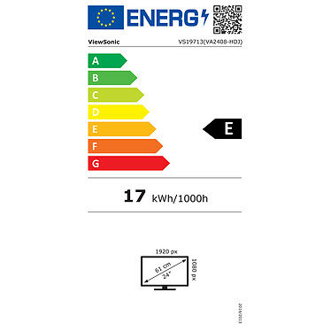 ViewSonic 23.8" LED - VA2408-HDJ. economico