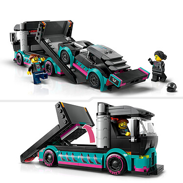 Acquista LEGO City 60406 L'auto da corsa e il camion per il trasporto delle auto .