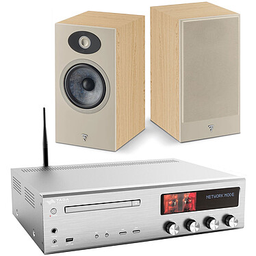 Taga Harmony HTR-1500CD Argent + Focal Theva N°1 Light Wood