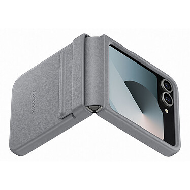 Samsung Coque Premium Gris Galaxy Z Flip6 pas cher