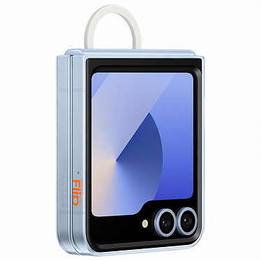 Comprar Funda de silicona Samsung Anillo transparente Galaxy Z Flip 6 .