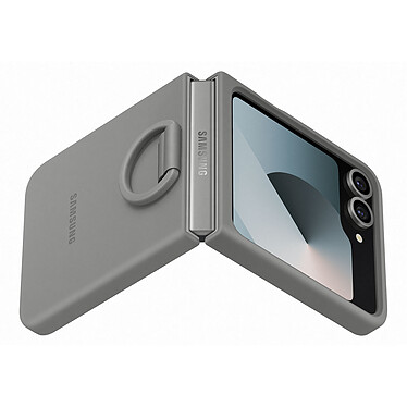 Funda de silicona Samsung Anillo gris Galaxy Z Flip 6 . a bajo precio