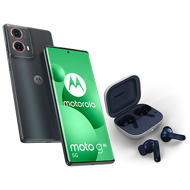 Motorola Moto G85 5G Gris Carbón + Moto Buds.