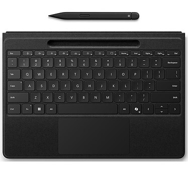 Microsoft Surface Pro Flex Keyboard with Slim Pen - Black .