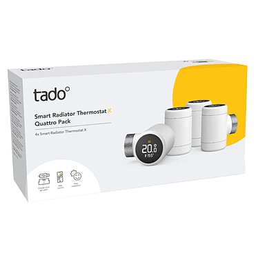 Nota Tado Smart Thermostatic Heads X - Quattro Pack.