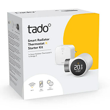 Nota Tado Smart Thermostatic Head X + Bridge X - Starter Kit.