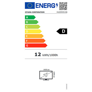 iiyama 21.5" LED - ProLite XU2293HS-B6. economico