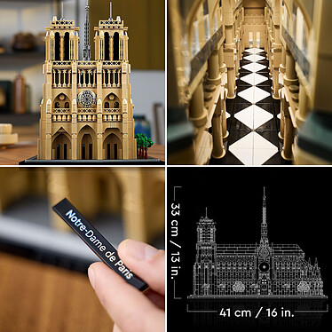 LEGO Architecture 21061 Notre-Dame de París . a bajo precio