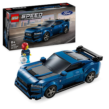 Review LEGO Speed Champions 76920 The Ford Mustang Dark Horse Sports Car.